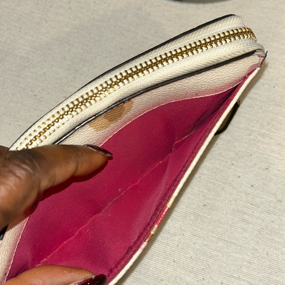 Coach Rose long zippy Wallet - Picture 9 of 15